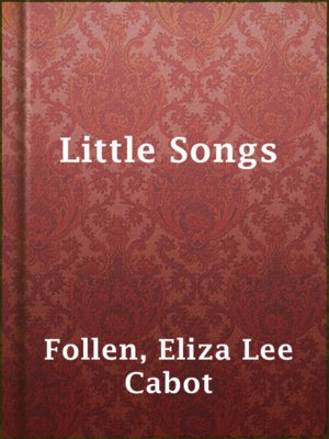 cover image of Little Songs
